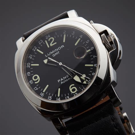 panerai luminor gmt automatic black|officine Panerai Luminor automatic.